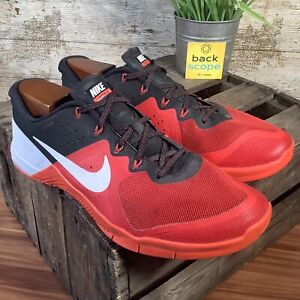 UK11 Nike Metcon 2 ‘University Red’ CrossFit Gym Fitness Trainers - 819899-610