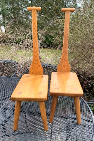 Vintage Shaker Step Stool Time Out Chair Farmhouse Country Decor - NYC LOCAL P/U Cover