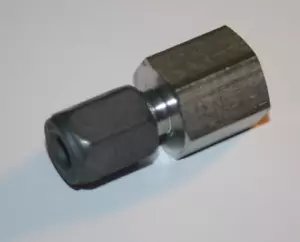 1/4 Tube x 1/4 FNPT 316ss Hydraulic Fitting Parker 4-4 GBU-SS - Picture 1 of 3