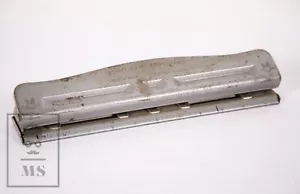 Antique Paper Hole Punch - Mutual Spacematic Punch No. 27 - Made in USA - Imagen 1 de 6