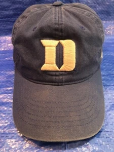 ZEPHYR DUKE UNIVERSITY Cloth Hat Blue Metal Belt Buckle Tuck In Adjustment - Picture 1 of 7