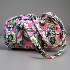 Bolso de Hombro Vera Bradley Priscilla Rosa Acolchado Top Cremallera Doble Asas - Imagen 1 de 10