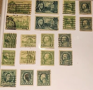 LOTE de 1 centavo mixto vintage. Usado. SELLOS POSTALES EN BUEN ESTADO. - Imagen 1 de 10
