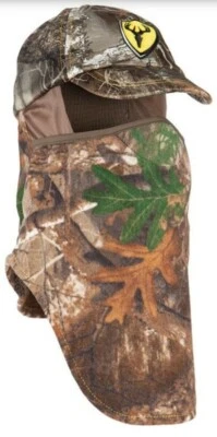 SCENTBLOCKER RealTree Edge Cold Fusion CATALYST Gaiter Camo Hat Cap Neck Cover - Image 1 of 4