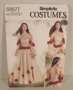 Simplicity 9577 Fantasy/Renaissance Costume Pattern Misses'  14-22  Uncut - Picture 1 of 3