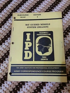 M47 GUIDED MISSILESYSTEM (DRAGON) Manual - Bild 1 von 3