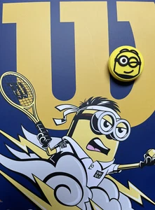 Wilson x minions Official Tennis Racket Shock Absorber - Wink - 1 Unit - Picture 1 of 4