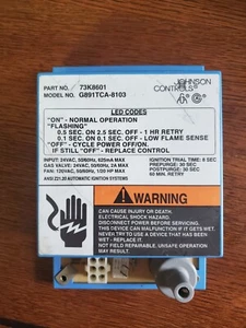 Lennox Pulse*Johnson Controls Ignition Control Pt #73K8601 Model G891TCA-8103. - Picture 1 of 3