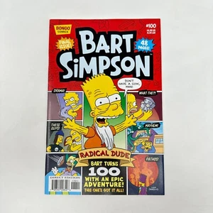 BART SIMPSON #100 BONGO 2016 GIANT 48 PG EDIZIONE FINALE Fumetto - Foto 1 di 7