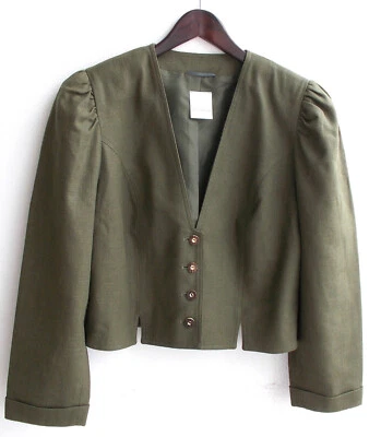 Damen Trachten Janker/Jacke grün Gr. 42 v. Meico Landhaus Look - Bild 1 von 2