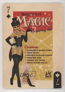 2015 Aquarius DC Bombshells Playing Cards Zatanna #7S 2rz