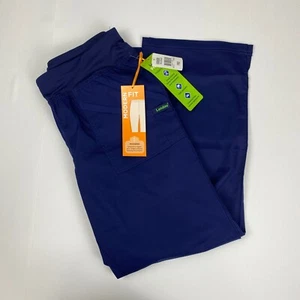 NWT Landau ProFlex True Navy Unisex Pockets Scrubs Modern Size M Petite - Picture 1 of 8