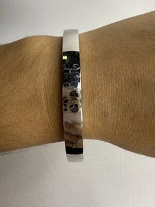 "Brazalete brazalete de plata de ley 925 DBK firmado vintage 7 de junio de 1971 7""" - Imagen 1 de 6