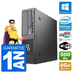 PC Fujitsu Esprimo E720 DT Intel G3220 RAM 4Go Disque Dur 500Go Windows 10 Wifi - Imagen 1 de 3