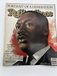 Rolling Stone Magazine #523 April 7, 1988 Martin Luther King Very Good - Picture 1 of 7