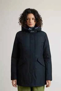 Woolrich Arctic Parka in Ramar Cloth Blue Dark Navy Women’s Coat $880 NWT Large - Picture 1 of 18