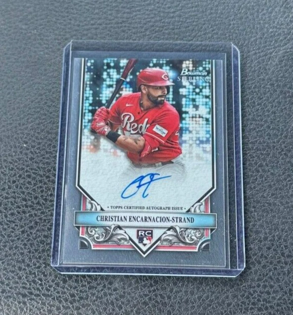 2024 Bowman Sterling Christian Encarnacion-Strand Rookie Auto - Image 1 of 1