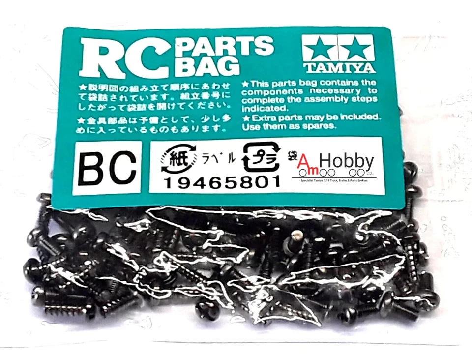 Tamiya 19465801/9465801, 1/14 MAN TGX  26.540 6x4 XLX Screw Bag BC, NIB - Image 1 of 4