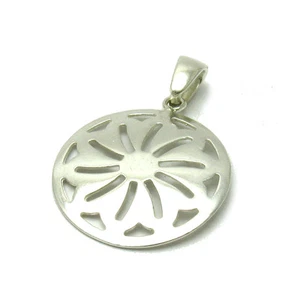 Stilvoller echter Sterling Silber Anhänger massiv punziert 925 nickelfrei - Picture 1 of 2
