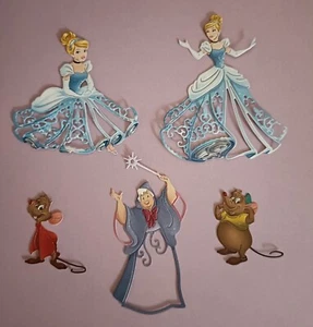 Disney Cinderella Craft Die Cut outs Set - Picture 1 of 1
