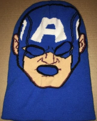 Captain America Toboggan-Face Mask - Image 1 of 2