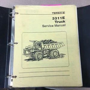 Terex 3311E SERVICE SHOP REPAIR MANUAL DUMP TRUCK QUARRY HAUL HAULER O/H GUIDE - Picture 1 of 6