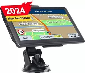 Semi Truck Gps Commercial Driver Accessories Navigation System Trucker 2024 Maps - Picture 1 of 4