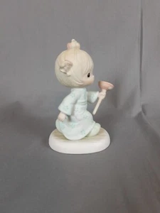 Precious Moments 1987 “Faith Takes The Plunge” 111155 Figurine No Box - Picture 1 of 6