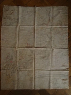 GALE AND POLDEN 1895 LINEN MILITARY MAP OF ALDERSHOT & SURROUNDING COUNTRY RARE - Image 1 of 4