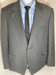 Brioni “Palatino” Solid Gray Sport Coat US 46L - Picture 1 of 11