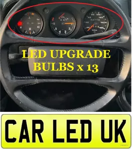 ✅ Porsche 944 924 1976-88 ✅ 13x LED SPEEDO CLUSTER DASHBOARD GAUGE BULBS PROJECT - Picture 1 of 8