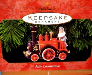 HALLMARK 1999 ~ JOLLY LOKOMOTIVE ~ Druckgussmetall ~ gebraucht sehr gut - Bild 1 von 4