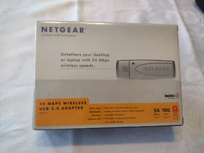 Netgear 54 MBPS Wireless USB 2.0 Adaptor - WG111 - Image 1 of 4