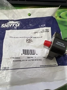 Sierra Circuit Breaker 18-15501 replaces Mercruiser 99-93582 - Picture 1 of 2