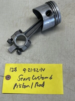 Sears Custom 6 Tractor 4 Velocidades Tecumseh 143-566062 Motor Pistón Y Varilla Foto 1 de 4