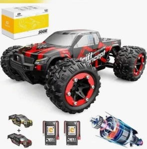DEERC Remote Control Car For Adults 60KM/H 4x4 Power 1:18 Scale Brushless Motor - Picture 1 of 8