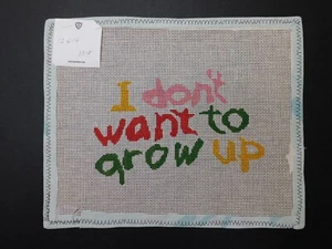 I Don't Want to Grow Up  (MC39) Needlepoint - Picture 1 of 1