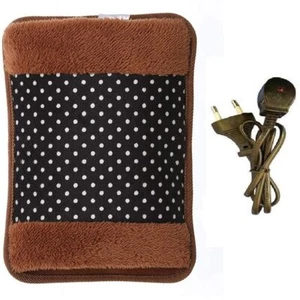 Velvet Heating Pad With Gel For Pain Relief Hot Water Bag Electric Heating Bags - Picture 1 of 5