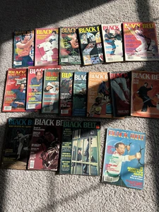 VINTAGE Lot Of Twenty-one (21) BLACK BELT MAGAZINES - Picture 1 of 14