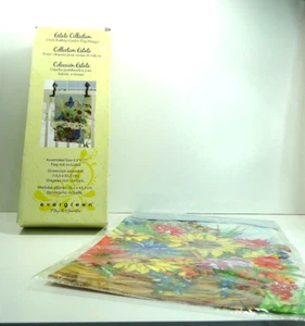Evergreen Garden Deck Flag Metal Hanger W/ Flower Basket Flag Estate Collection - Picture 1 of 5