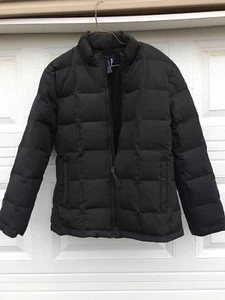WOMENS GAP BLACK COAT 100% POLYESTER SIZE M - Picture 1 of 7