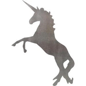 Einhorn 2 Stahl ausgeschnitten Metall Kunst Dekoration - Bild 1 von 1