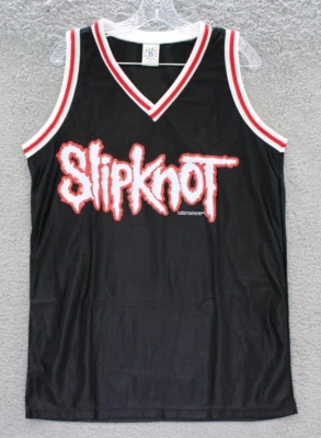 Vintage SLIPKNOT Basketball Jersey Style Tank Size L Dead stock 1999 Blue Grape - Image 1 of 4