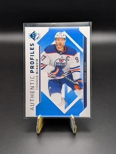 2023-24 Upper Deck SP Connor McDavid #AP-1 Authentic Profiles Blue - Picture 1 of 2