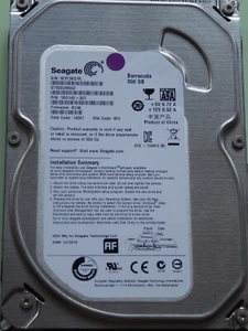 Seagate ST500DM002 S/N: W3T PN: 1BD142-303 FW: KC48 WU 12/2013 500GB - Bild 1 von 1