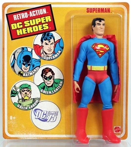 Superman Action Figure Retro Action DC Super Heroes - R5933 NRFP 2009 by Mattel - Picture 1 of 3