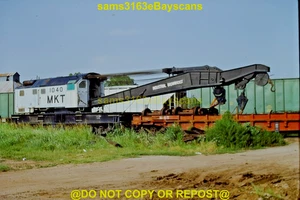MISSOURI KANSAS TEXAS RR KATY INDUSTRIAL BROWNHOIST WRECK CRANE 1040 1987 - Picture 1 of 1