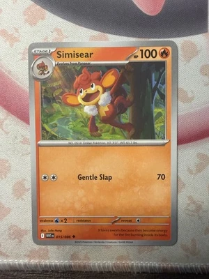 Simisear Uncommon SV: White Flare 015/086 NM English Pokemon Card - Image 1 of 2