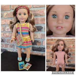 Muñeca American Girl Lea Clark 2016 Niña del Año + Vestido y Accesorios Meet  - Imagen 1 de 15