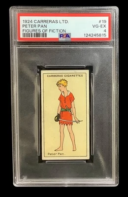 1924 Carreras Ltd #19 Peter Pan RC; 1ª aparición Disney PSA 4 (iAPEAL+) Foto 1 de 2